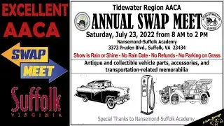 SO MANY CAR PARTS!!! AACA SUFFOLK VA SWAP MEET