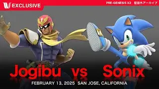 Pre-Genesis X2 (Thu) Losers Round 10 - Jogibu(キャプテン・ファルコン) vs Sonix(ソニック) - [Offstream]