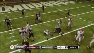 NCAA 13: Georgia Bulldogs vs. Vanderbilt Commodores: Road to Glory: Teddy Crocker