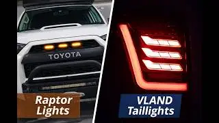 New Lighting Mods on the 4Runner: Raptor Lights + VLAND Taillights