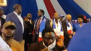 KALONZO MUSYOKA ENJOYS THE BUFFALO SOLDIER HIT DURING THE WIPER DEMOCRATIC PARTY ASPIRANTS'MEETING