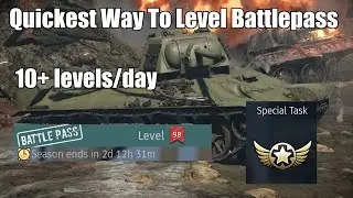 Fastest Way To Power Level Battlepass - War Thunder