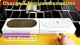 IBIS Wireless Dual Charging Qi Pad Review & How to (Charge 3 Devices Sametime)