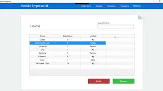 Gestão Empresarial - Controle Financeiro e Estoque