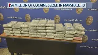 43 kilos of cocaine seized by Marshall police; driver from Illinois arrested