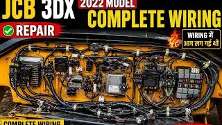 #JCB  #3DX wiring repair 2022 modle#automobile #jcb #carscanning