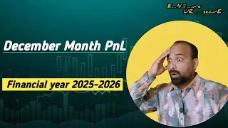 December Month PnL | Financial year 2025-2026#daytradersaravanan #zerodhaintradaytrading 