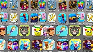 Prankster 3D,Race Master, Slice It All, RogdollBreak, Hunter Assassin,Draw Fly, thief Puzzle