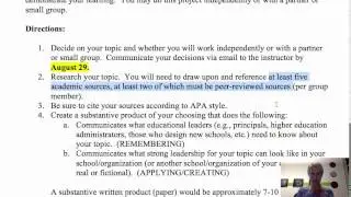 intro to elements of instructional leadership project
