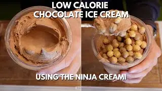Low Calorie Chocolate Ice Cream w/the Ninja Creami