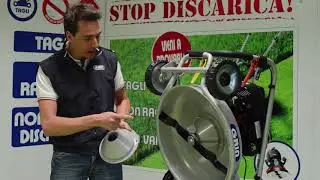 Grin CRASHTEST! Beschermkap bij PRO serie maaiers!