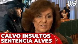 CARMEN CALVO rechaza los INSULTOS en el 