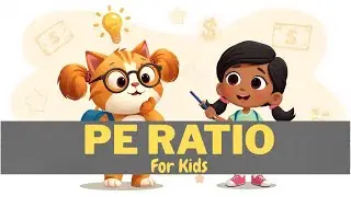 🐱 What is P/E Ratio? | Stock Market for Kids | Learn with Teacher Cat