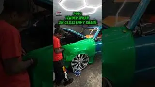 Wrapping Quavo Dad's Obs truck! '93 Chevy Silverado Gloss Wrap!🔥 #elegantwraps