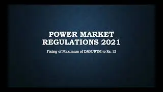 Power Market Regulations 2021 (India)