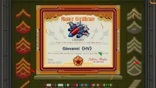 [1945 Air Force] Liberator (form II) - Master certificate