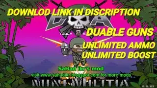 HOW TO DOWNLOD MINI MILITIA HACKED DUABLE GUN+UNLIMITED AMMO+UNLIMITED BOOST#minimilitia #2023