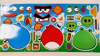 [ASMR] Decorate with Sticker Book Angry Birds - P3