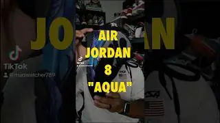 90 SECOND REVIEW OF THE 2025 AIR JORDAN 8 &ldquo;AQUA&rdquo; #airjordan #sneakers