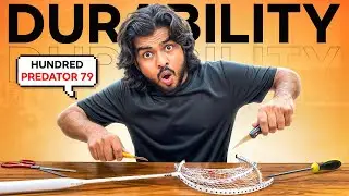 Review of Hundred Predator 79 Extra strong badminton racket + Extreme durability test !