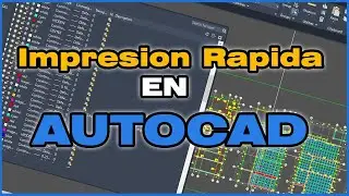 MÉTODO PARA IMPRIMIR MUY RAPIDO EN CAD| SI TIENES PRISA ESTO TE VENDRÁ SUPER.