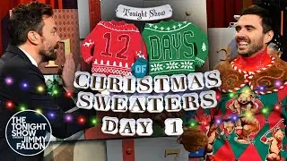12 Days of Christmas Sweaters 2022: Day 1 | The Tonight Show Starring Jimmy Fallon