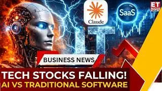 AI Shockwave: Is IT Facing a Structural Disruption? | Claude vs SaaS, IT Repricing! | India Tonight