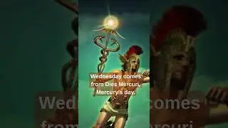 Gods and the days of the week: Wednesday #languages #facts #nerd #history #tidbits #latin