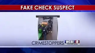 Check Fraud Suspect Wanted 04/22/19