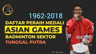 Daftar Peraih Medali Asian Games Badminton 1962-2018 (Sektor Tunggal Putra)