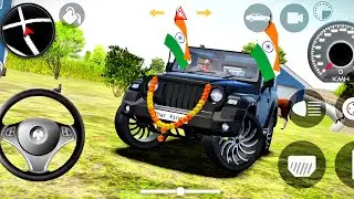 Modified Mahindra Bus 😈Games:Indian Black Thar(Gadi Wala Games) Bus Game Android Game 3d - #game