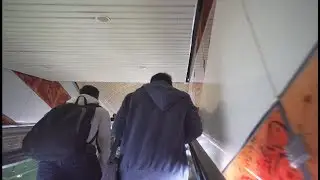 United Arab Emirates, Dubai, Al Rigga metro station, 2X escalator
