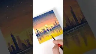 Cityscape🌆  #painting #relaxing #아크릴화
