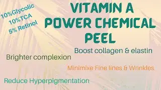 Vitamin A power Chemical Peel Demo