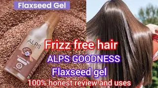 Alps goodness flaxseed gel/ #frizzfreehair #flaxseed #straighthair