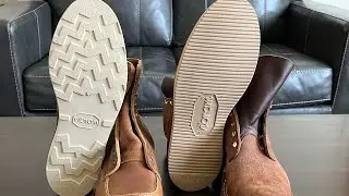 Начало теста на износостойкость подошвы Vibram. Сравнение Cristy 2021 и 4014.