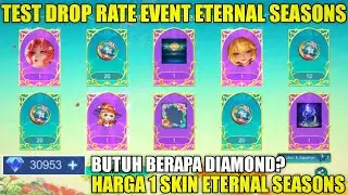 TEST DROP RATE DRAW SKIN ETERNAL SEASONS MOBILE LEGENDS! HARGA SKIN MIYA & FLORYN ETERNAL SEASONS