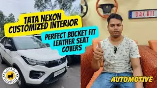 Tata Nexon Best Customized Interior🔥 Tata Nexon Seat Covers Installation 🔥Seat Covers Manufacturers