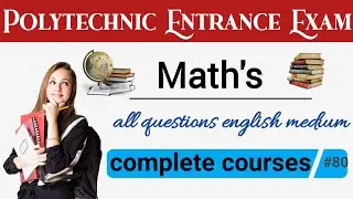 polytechnic entrance preparation exam 2021|polytechnic questions in English|maths questions
