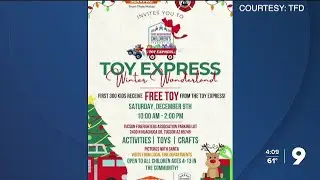 Firefighter toy drives in the Tucson area