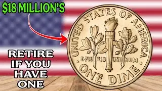 Top 6 Valuable Roosevelt Dimes in Circulation | Rare Coins Worth Big Money Old Coins to look FOR!