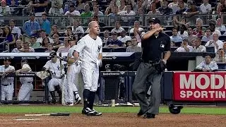 BOS@NYY: Gardner gets tossed by the home-plate umpire