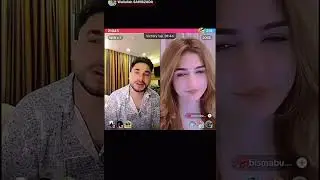 waliullah tiktok live with bisma funny entertainment video full 🌝