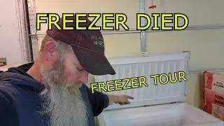 Freezer Died!!  Time To Consolidate Freezers!  Guess It's A Freezers Tour!