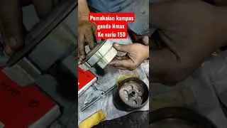 Penggunaan kampas ganda NMAX untuk vario 150 @darmenmotor8589