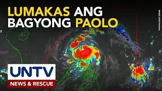 Bagyong Paolo, lumakas pa; Signal No. 3, nakataas sa ilang lugar sa Luzon
