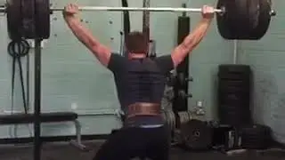 CrossFit Tonbridge club record OH squat
