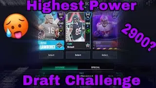 Highest Power Draft Team! - H2H Draft Challenge- Madden Mobile 21
