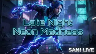 Late Night Neon Madness ⚡ | Valorant Live SANI LIVE