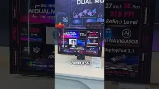 Un &eacute;cran 5K !  #&eacute;crans  #5k  #4k  #msi  #tech  #shorts